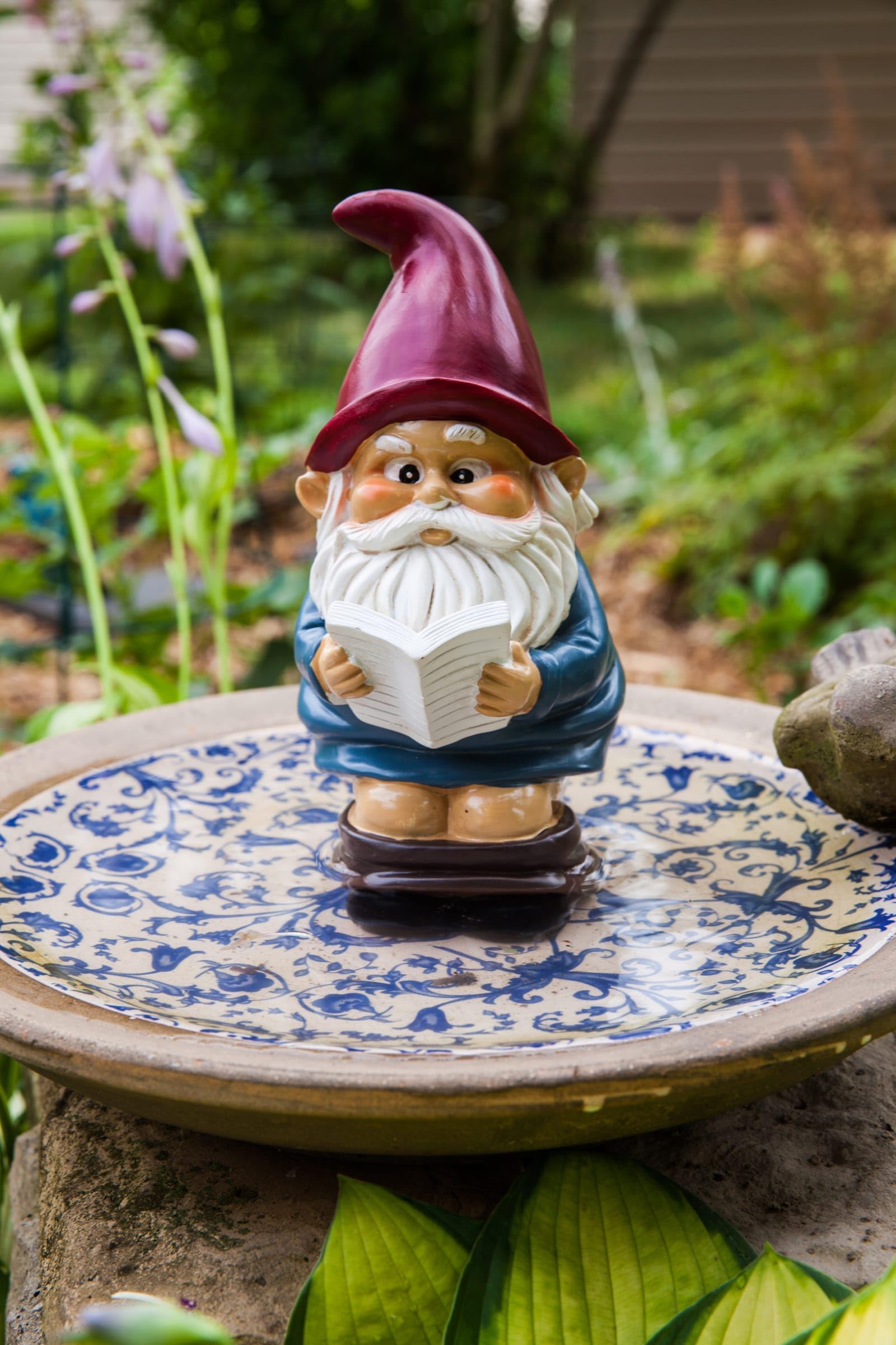 gnome セット BigMouth Inc. Garden Gnome – Funny Gnome on a Throne - Large Lawn